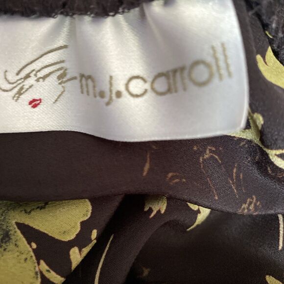 M.J.Carroll Women's‎ Full Length Skirt No Lining See Through Medium - Picture 5 of 5